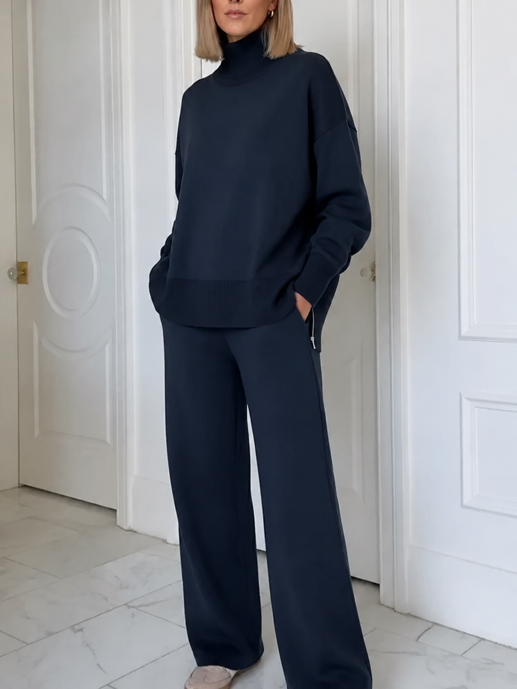 Avenia | Ensemble de voyage avec haut et zips latéraux