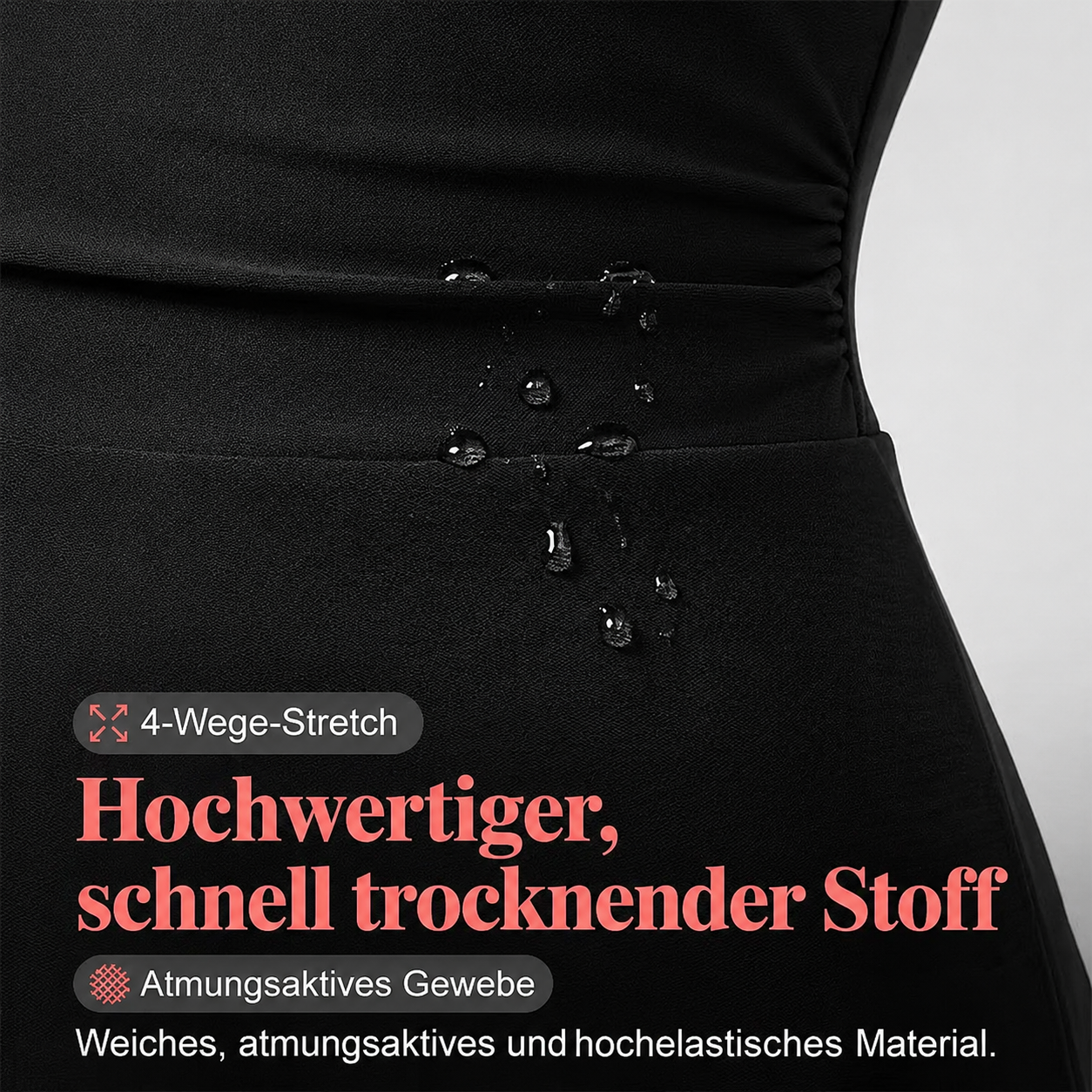 Roxeia | Robe de bain féminine avec jupe plissée
