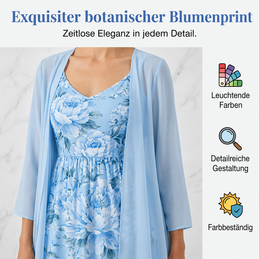 Baselma | Ensemble de robe à deux pièces romantique pour les vacances