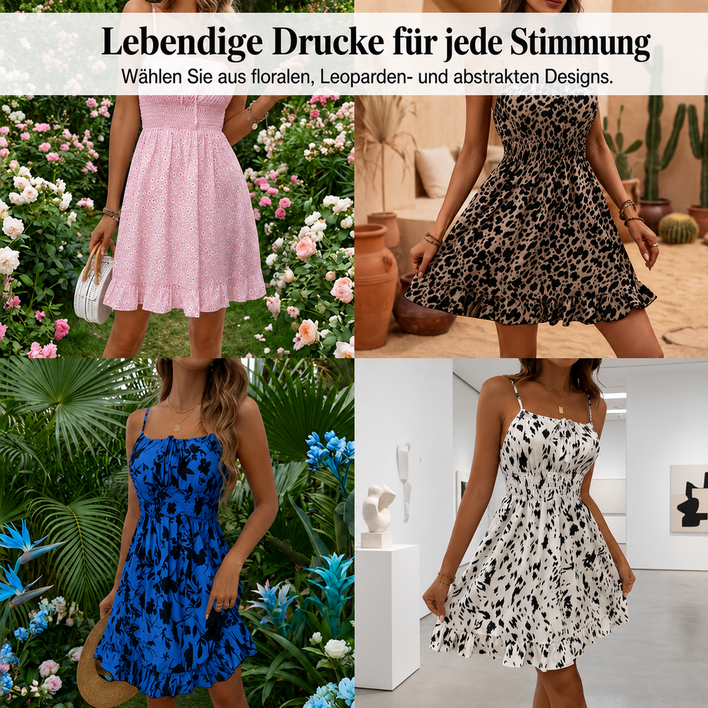 Familla | Robe ludique avec lien et détail smock