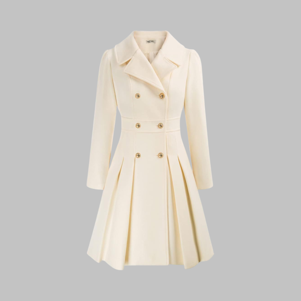 Manteau Double Boutonnage Femme – Coupe Classique et Élégance Intemporelle