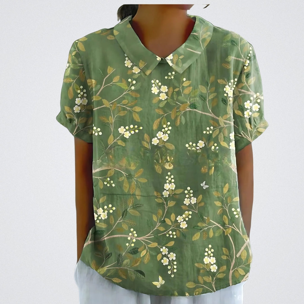 Lina™ - Blouse élégante avec motif floral