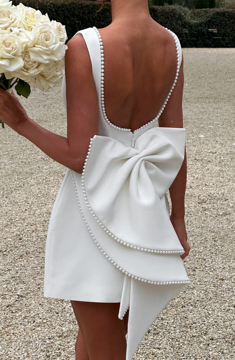 Robe Mini Invité de Mariage pour Femmes | Sans Manches