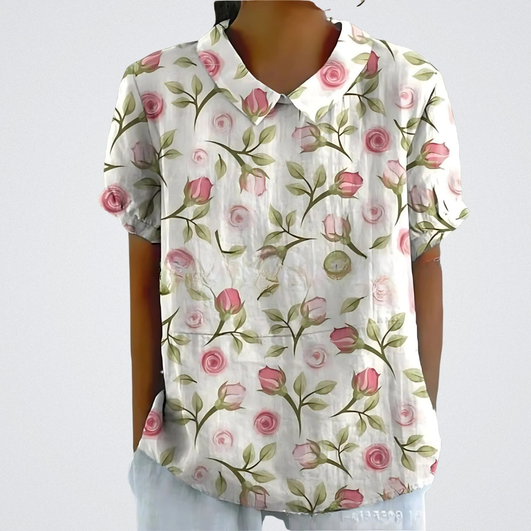 Lina™ - Blouse élégante avec motif floral