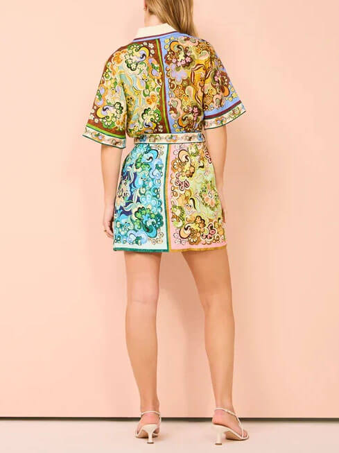 Robe Mini Boho Femme | À Volants