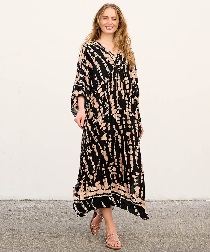 Caftan Ample À Coupe Fluide Pour Femme | Idéal Pour Les Journées Décontractées Et La Saison Chaude