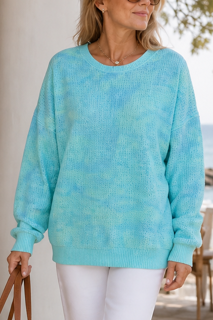Sophia | Pull en tricot oversize moderne et chaud avec structure en côtes