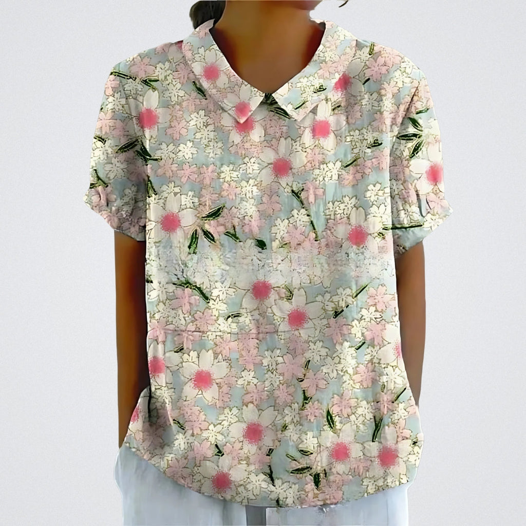 Lina™ - Blouse élégante avec motif floral