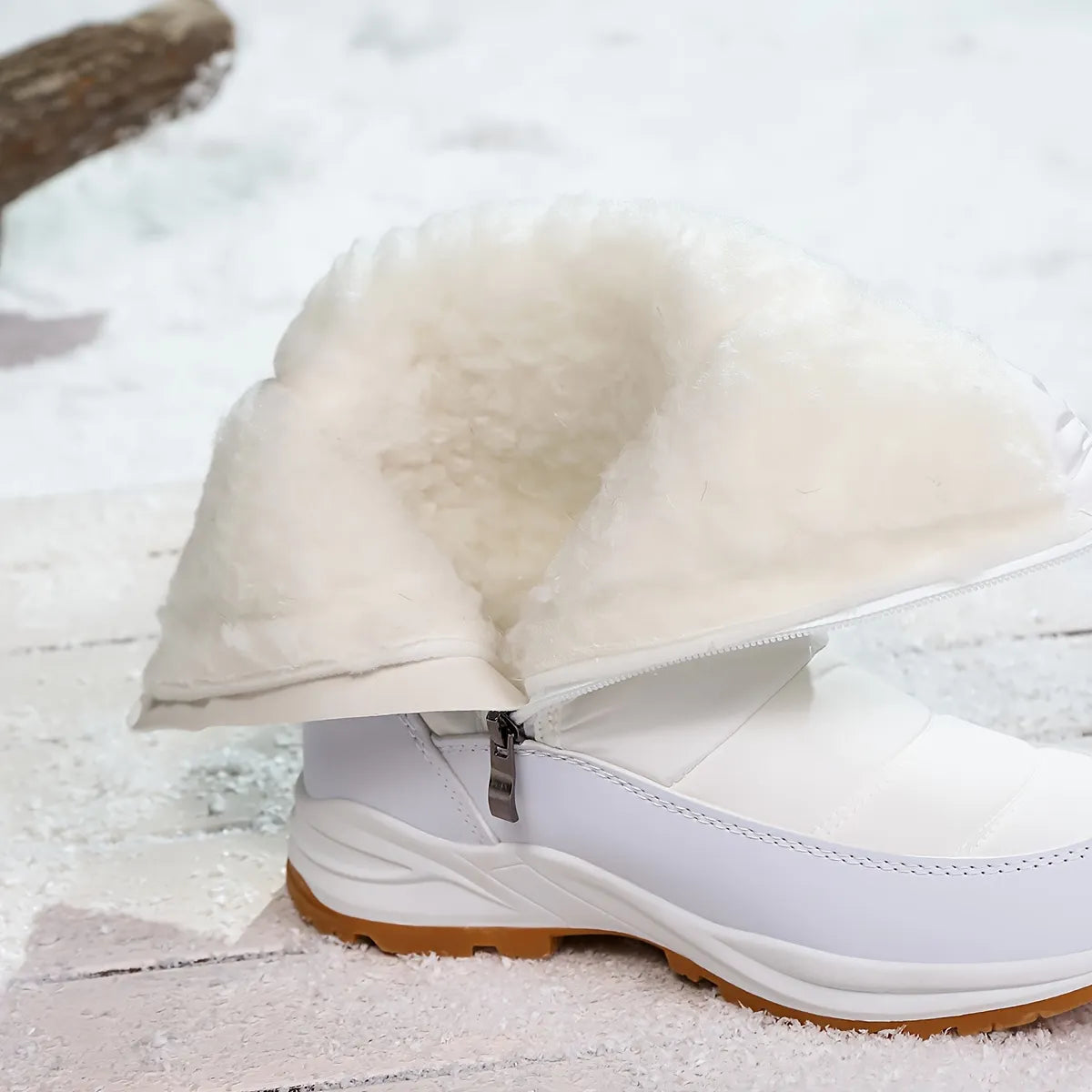 Snavie | Bottes d'hiver pour femmes à tige mi-haute