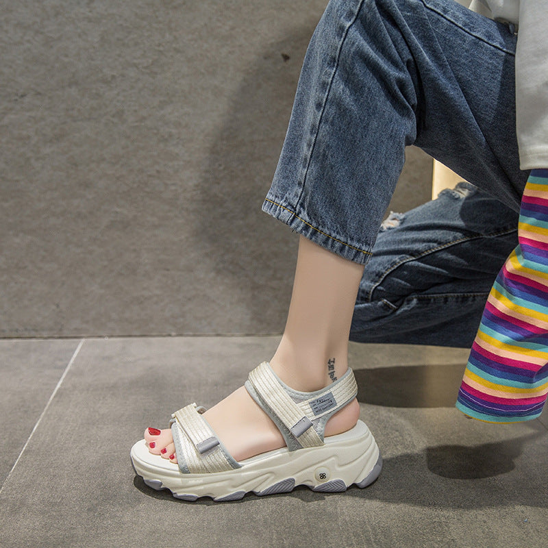 Sandales Sportives pour Femmes avec Brides Réglables et Semelle Amortissante R&B