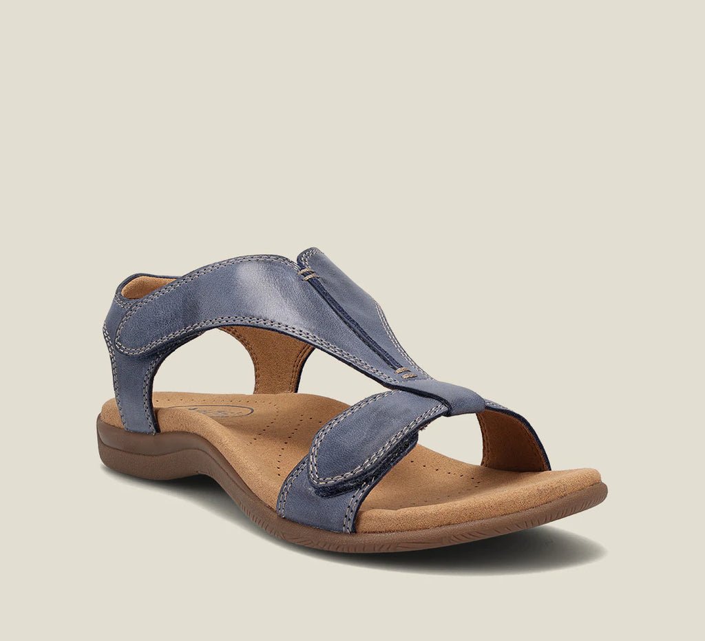 Sandales Avec Bride Réglable À Scratch Et Design À Lanière En T Pour Femmes | Idéal Pour La Saison Chaude