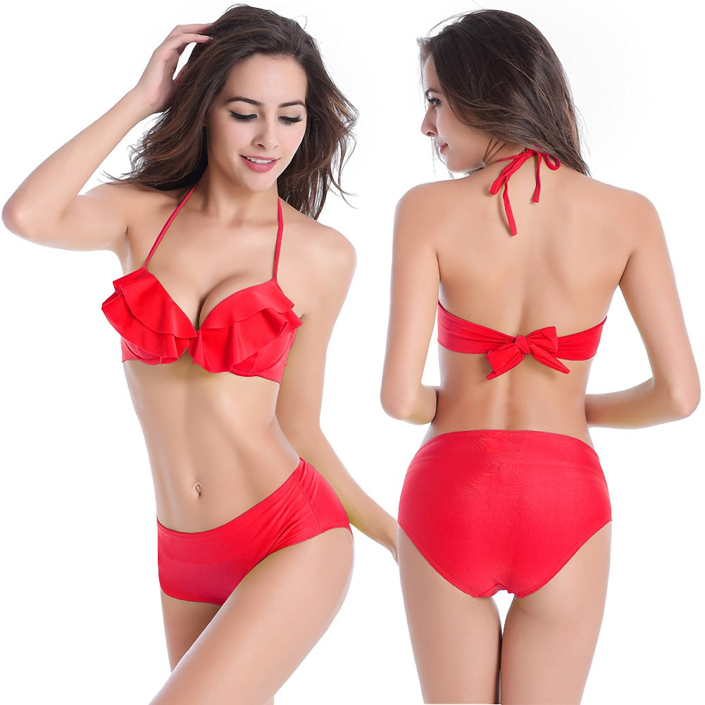Maillot de bain femme avec volants R&B