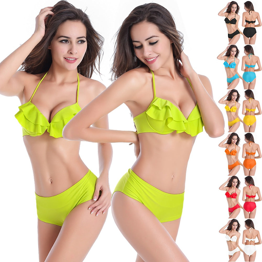 Maillot de bain femme avec volants R&B