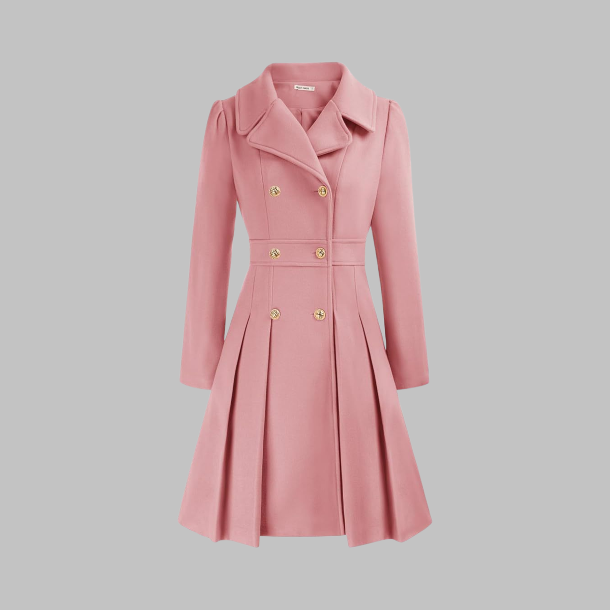 Manteau Double Boutonnage Femme – Coupe Classique et Élégance Intemporelle
