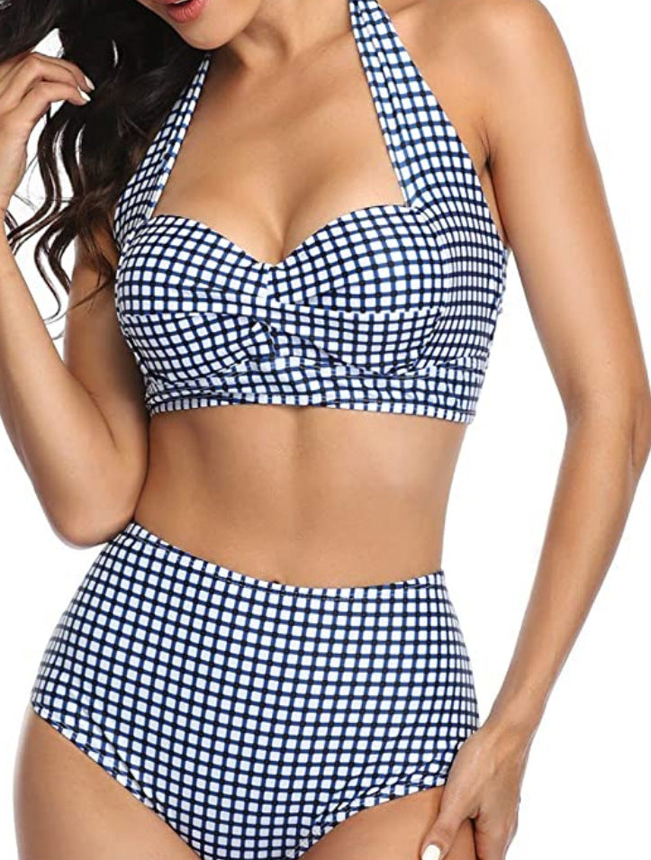 Bikini Femme à la Mode avec Culotte Haute R&B