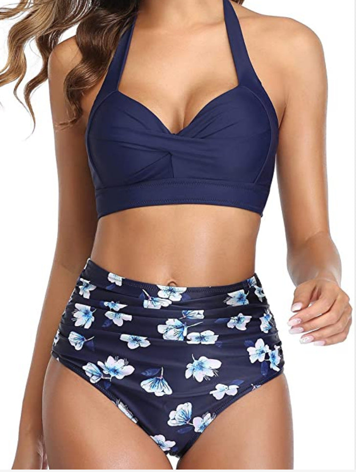 Bikini Femme à la Mode avec Culotte Haute R&B