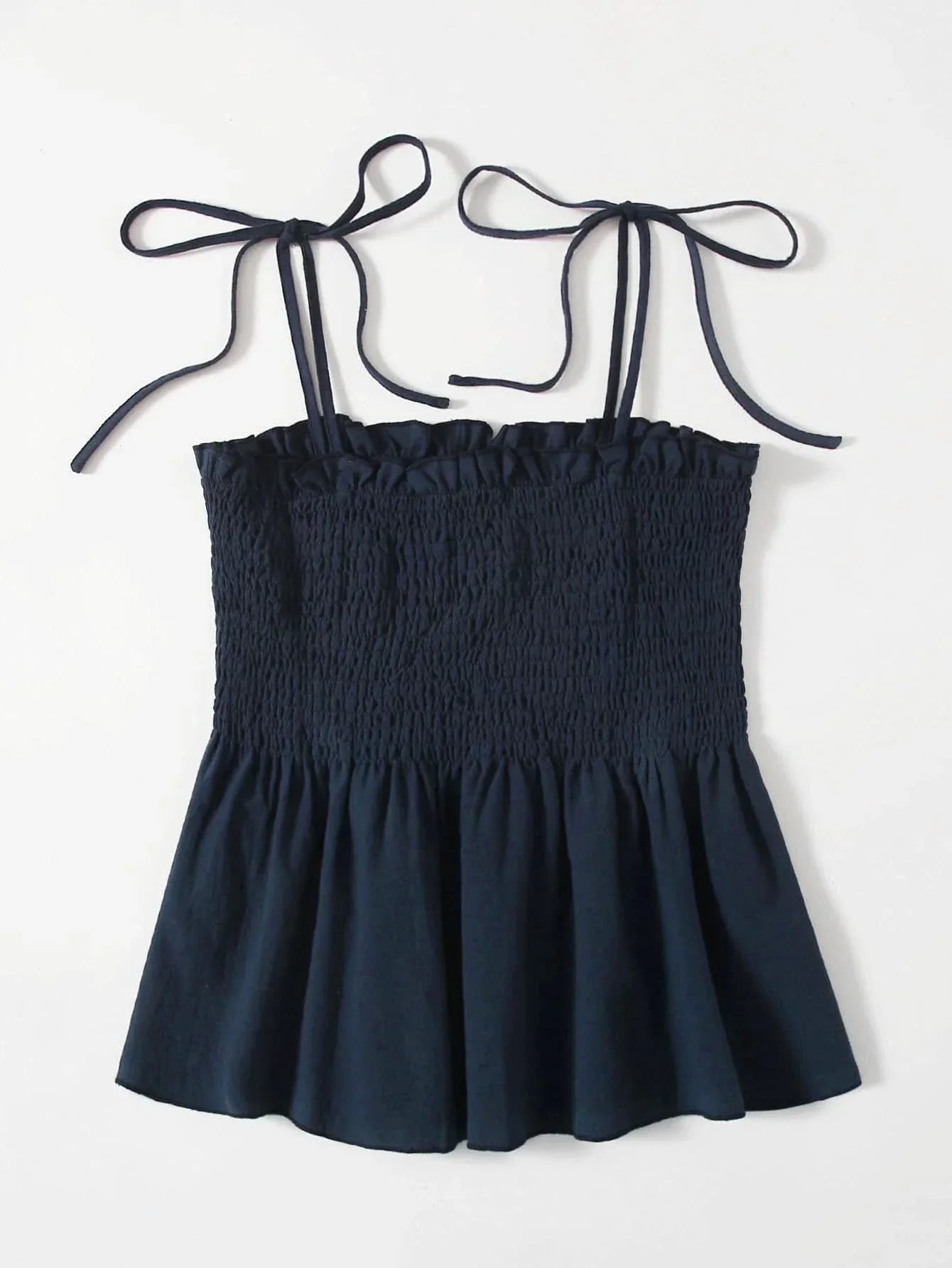 Top D’Été Avec Volants Et Bretelle Nouée Pour Femmes | Idéal Pour Les Journées Ensoleillées