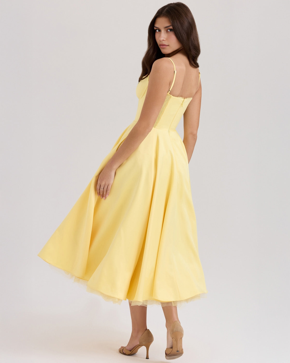 Ophira™ - Robe Midi Corset Élégante
