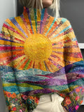 Kathrin | Pull à col roulé coloré et douillet