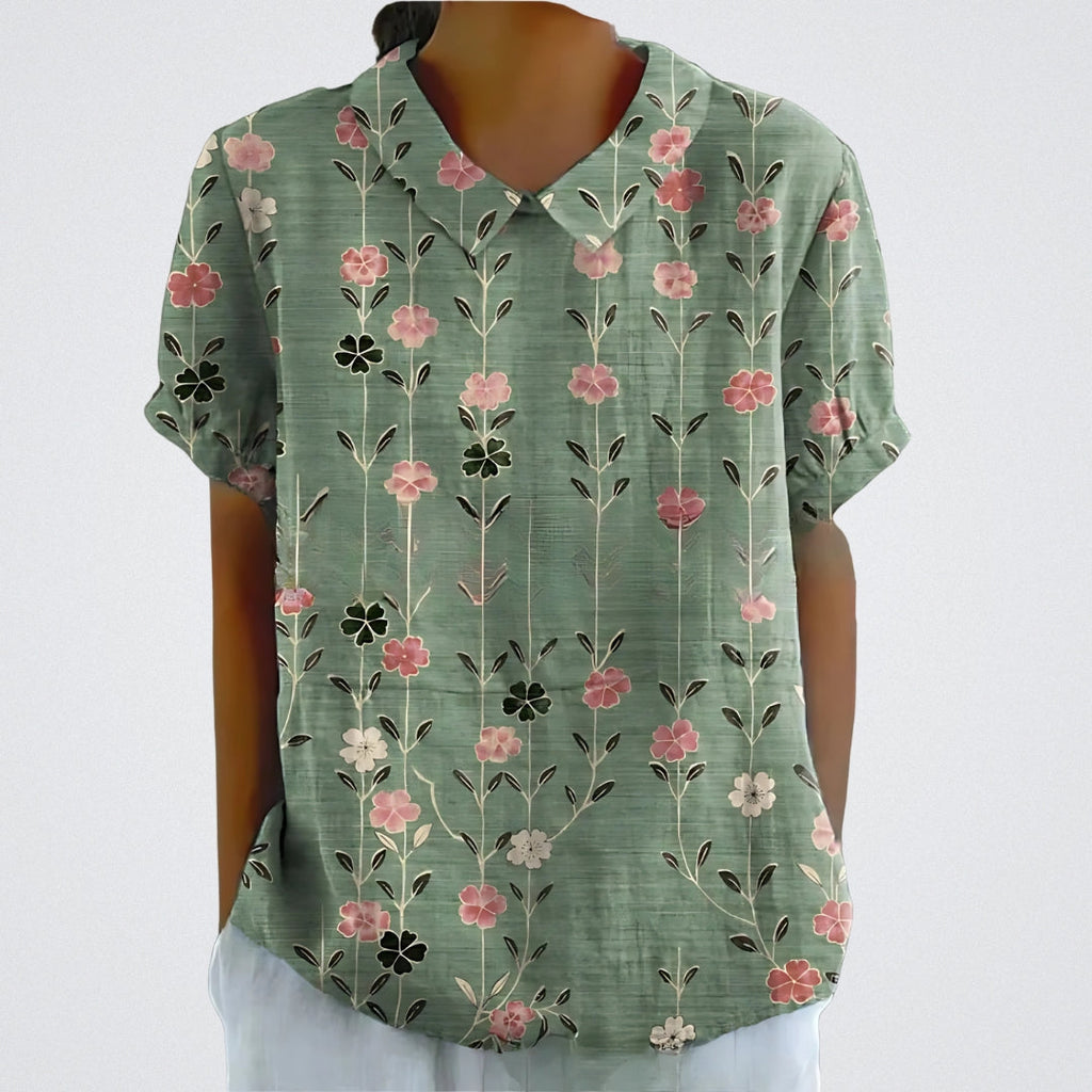 Lina™ - Blouse élégante avec motif floral
