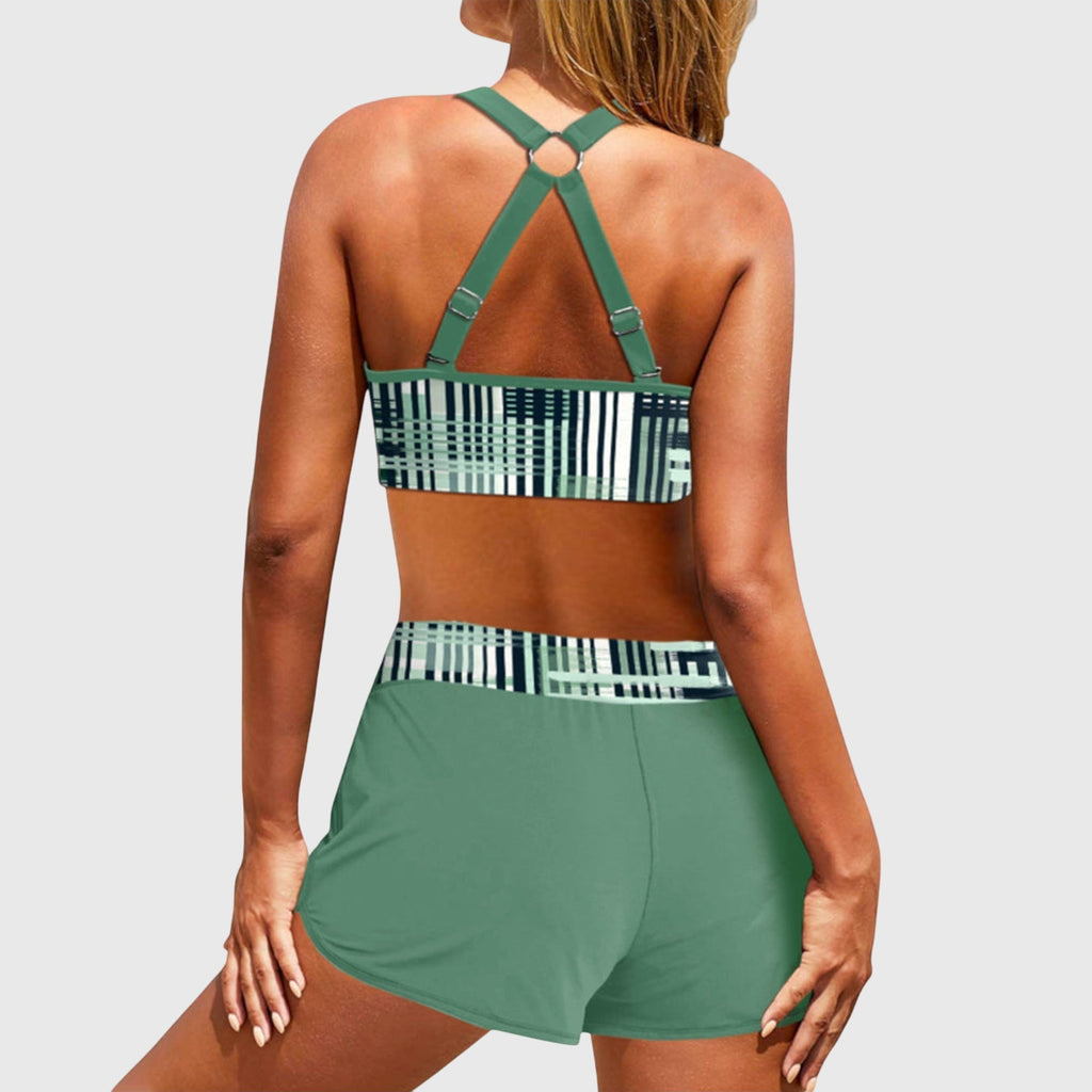 Janelle - Bikini à taille haute en rib