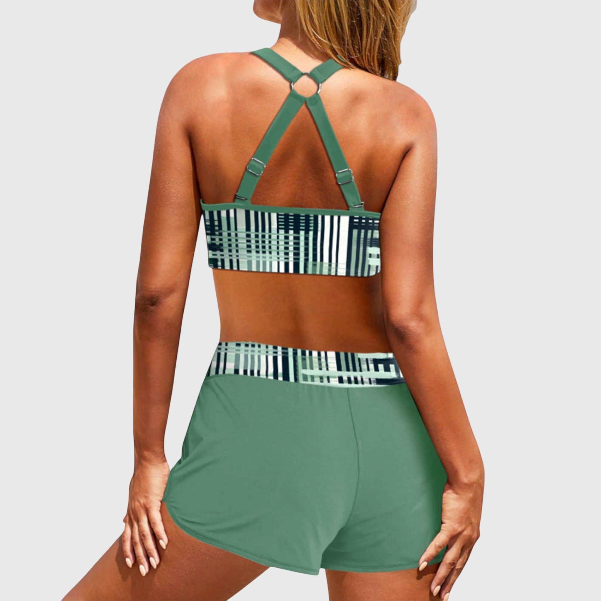 Janelle - Bikini à taille haute en rib