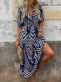 Robe Boho Femme | Imprimé Géométrique