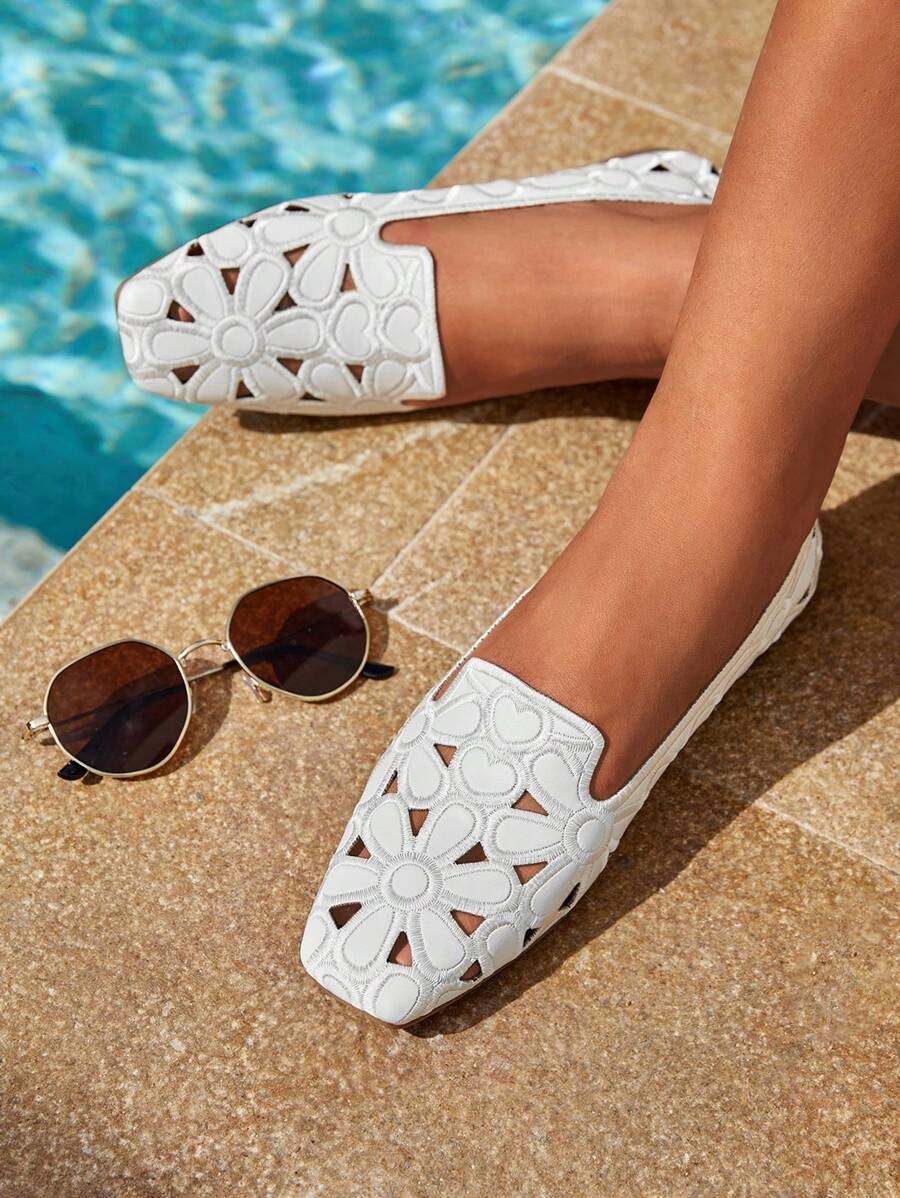 Agashen | Ballerines orthopédiques à enfiler avec motif floral