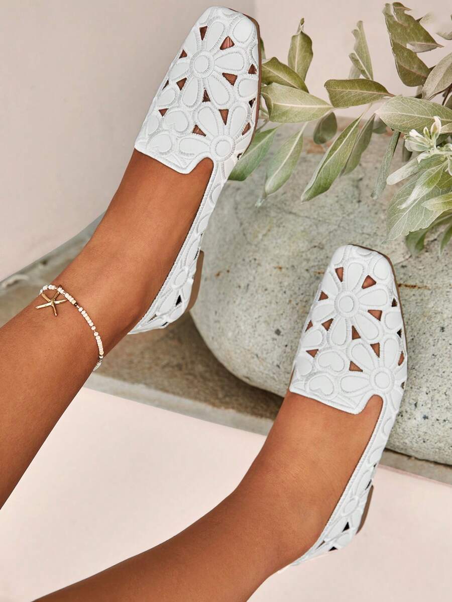 Agashen | Ballerines orthopédiques à enfiler avec motif floral