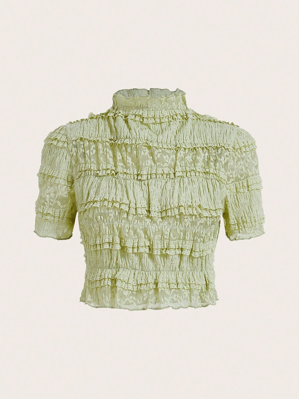 Crop Top Avec Finition Dentelle Et Détails Transparents Pour Femme | Idéal Pour Occasions Quotidiennes Et Événements