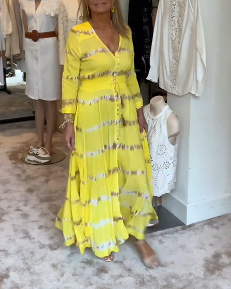 Robe longue élégante de commute pour femmes