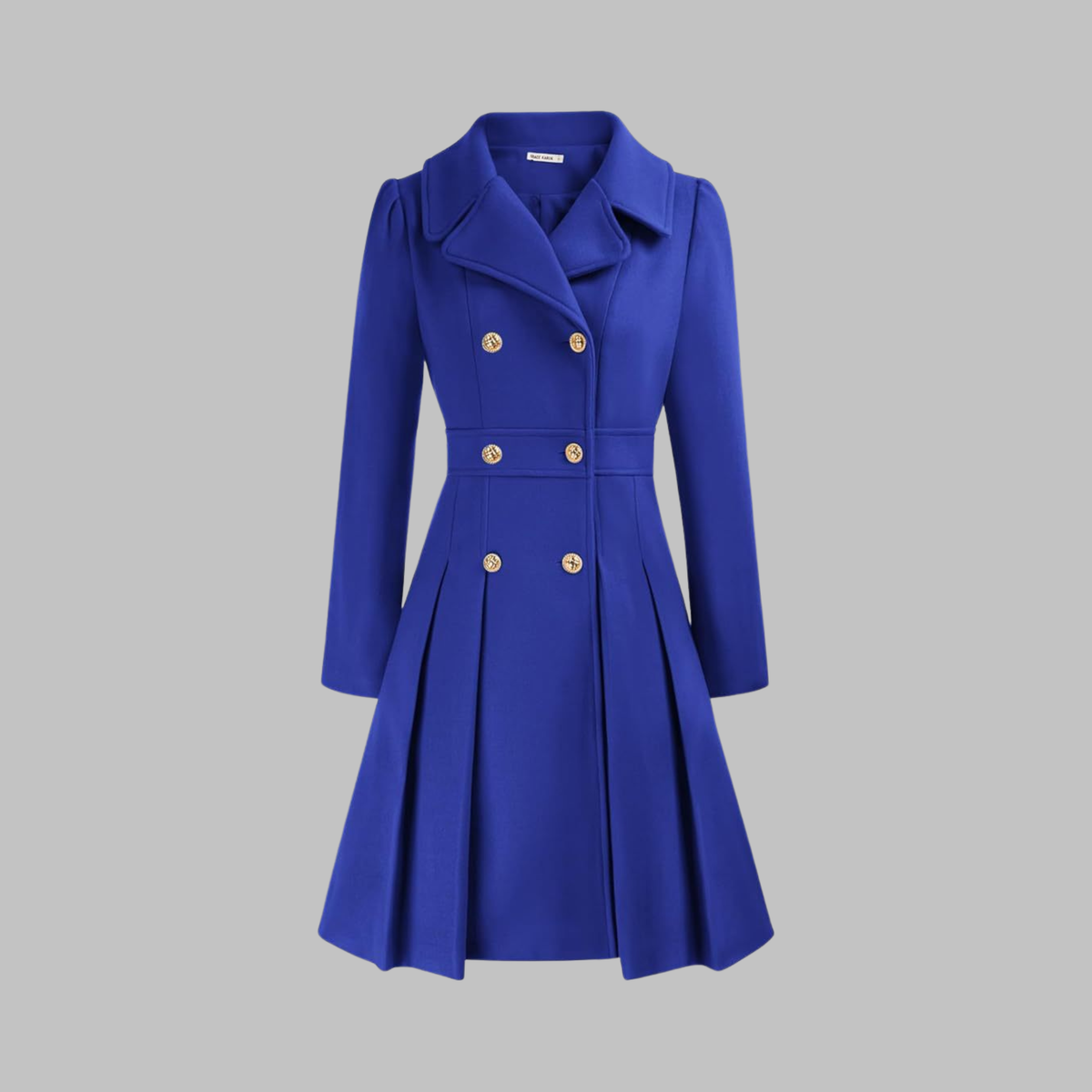 Manteau Double Boutonnage Femme – Coupe Classique et Élégance Intemporelle