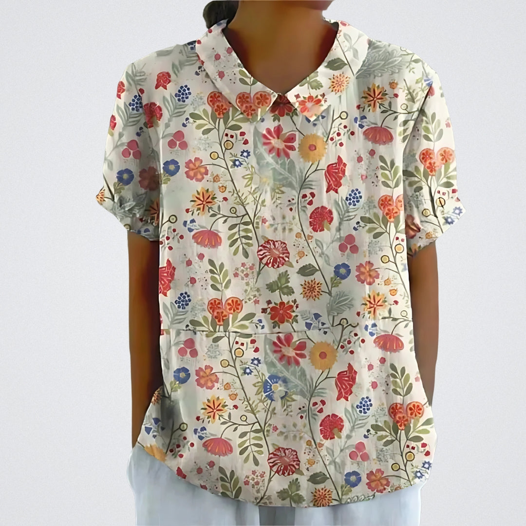 Lina™ - Blouse élégante avec motif floral