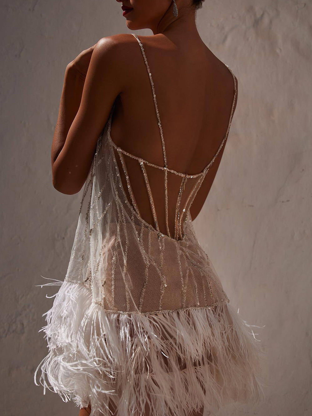 Robe d'Été Mini Femme | Dos Ouvert