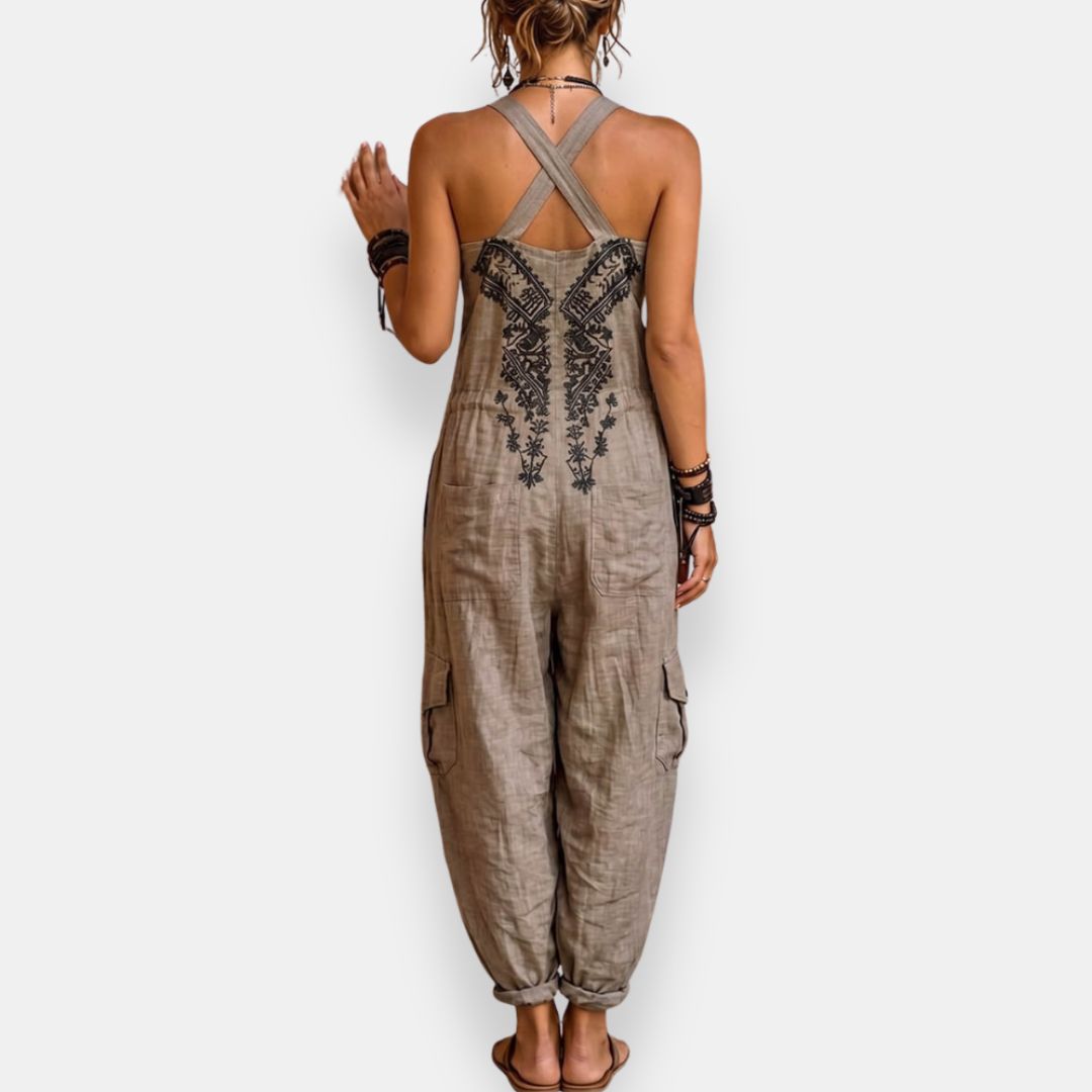 Eike | Combinaison bohémienne avec broderie décorative