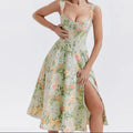 Robe Midi Fleurie Dahlia