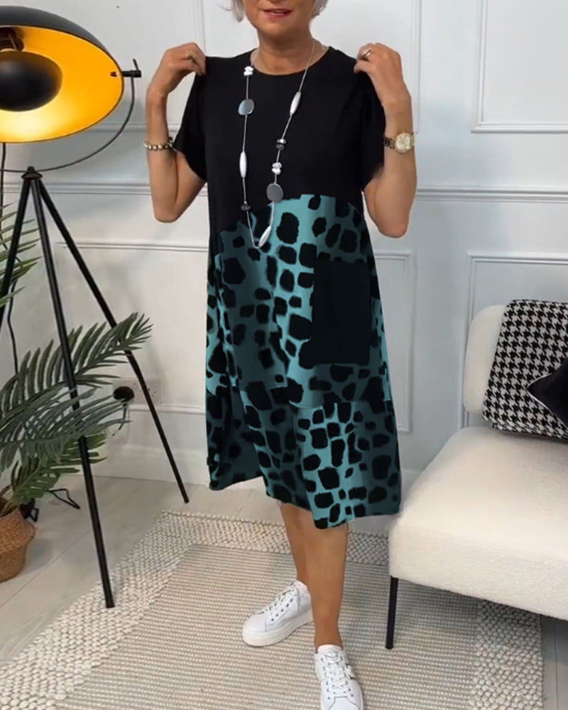 Sherlene - Robe imprimé léopard
