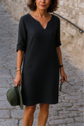 Elvy™ - Robe élégante à décolleté en V