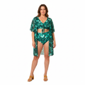 Maillot de Bain Trois Pièces Taille Haute pour Femme avec Haut à Nouer