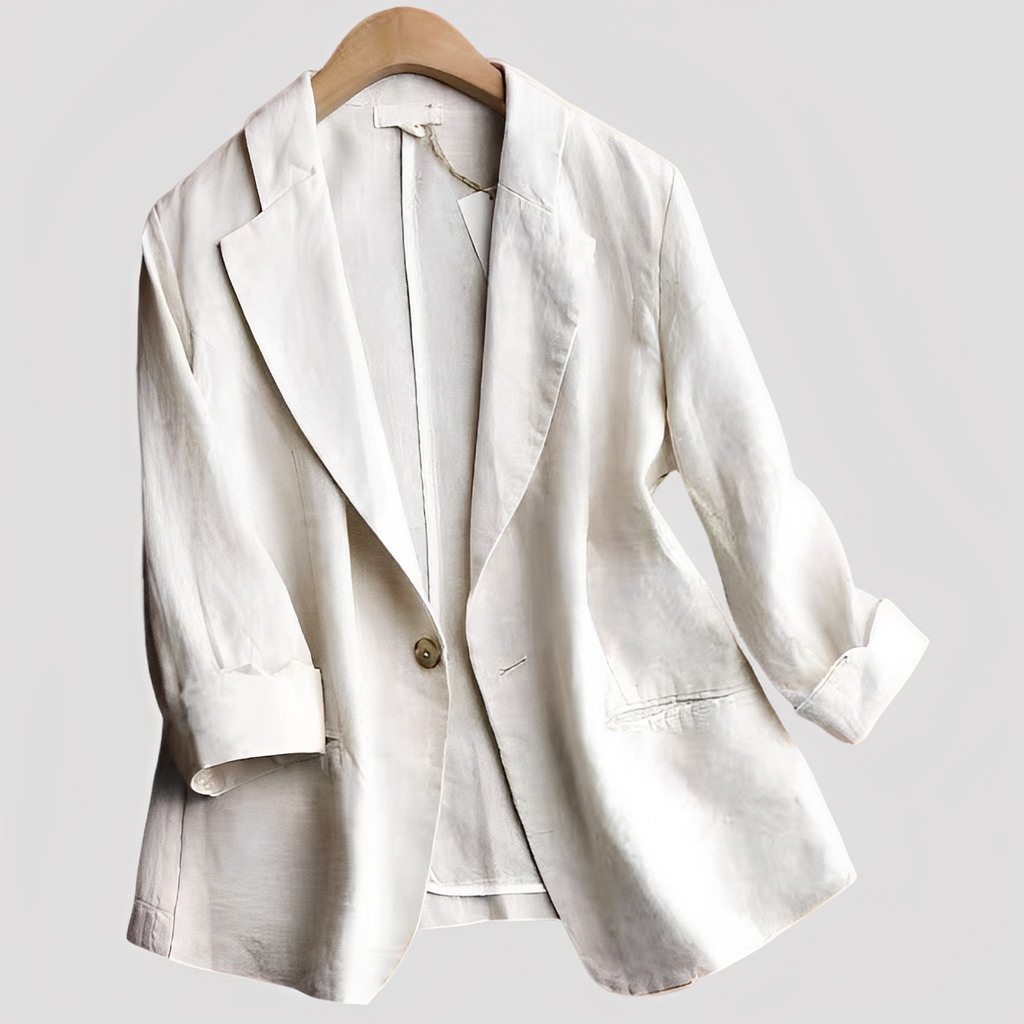 Blazer élégant à manches trois-quarts pour femmes
