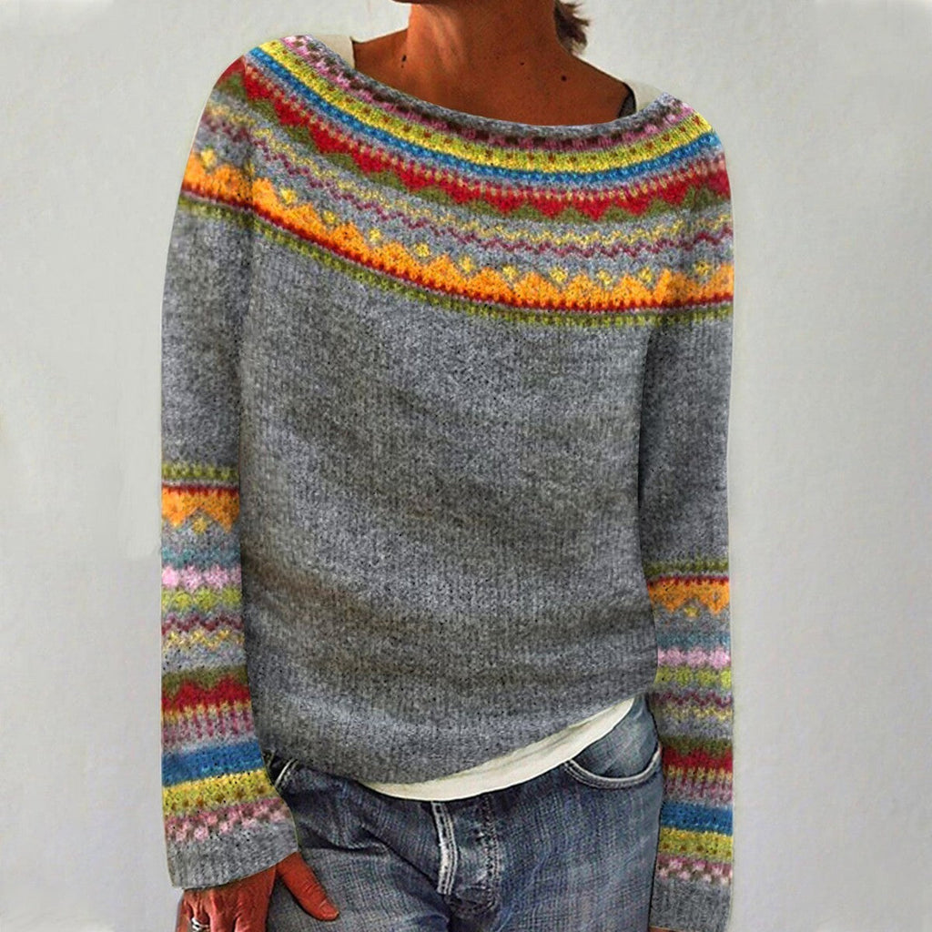 Pull en tricot pour femmes | Design vintage & chaud
