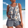 Ensemble tankini pour femmes offrant un bon maintien | 2 pièces