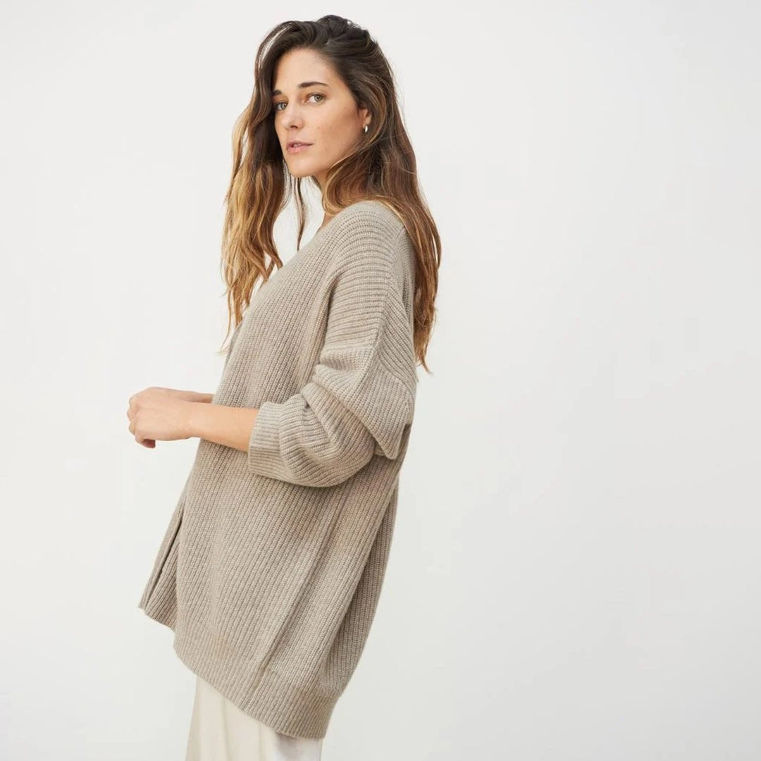 Sophia | Veste en Tricot Oversize Confortable et Élégante