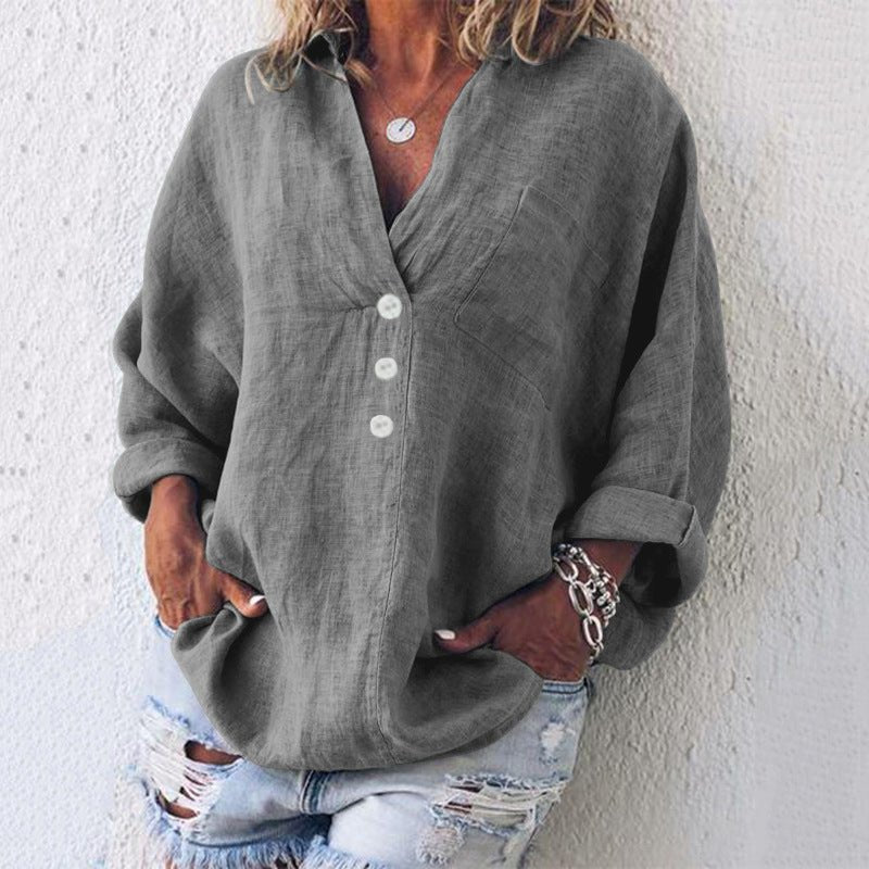 Isabelle | Pull léger et élégant pour femmes en mélange de coton et lin