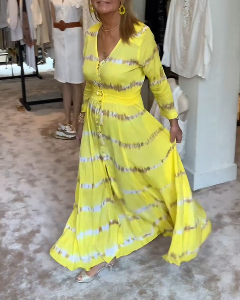 Robe longue élégante de commute pour femmes