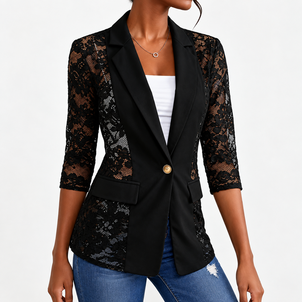 Sarah | Blazer en dentelle élégant et respirant