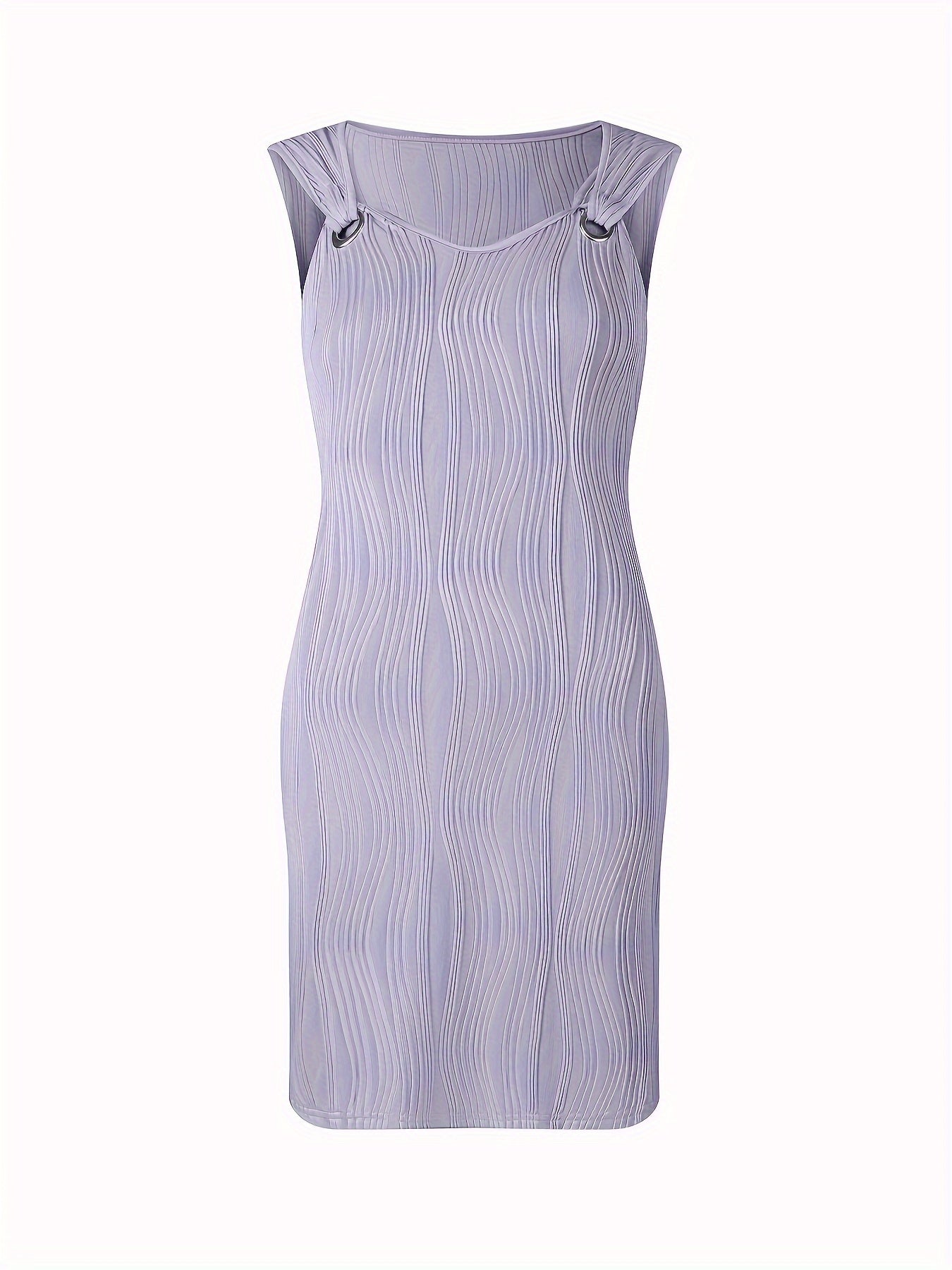 Macy™ - Robe Mini Sans Manches Élégante