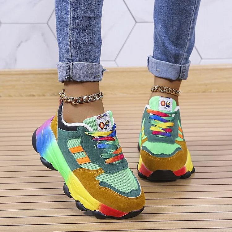 Isolina - Chaussures orthopédiques arc-en-ciel