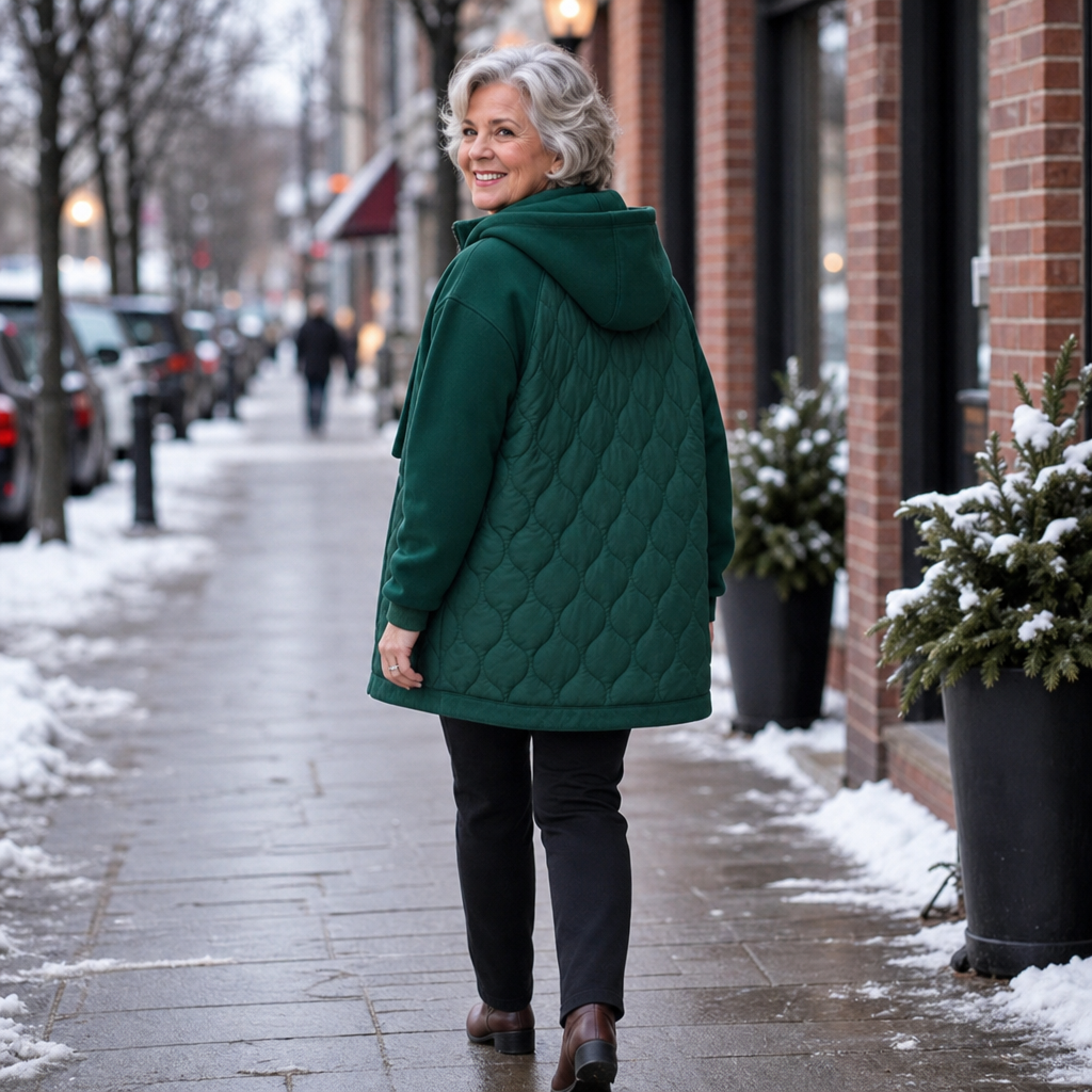 Livia | Veste d'hiver chaude et confortable pour femmes avec capuche