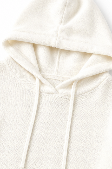 Alina | Pull en tricot oversize moderne et décontracté avec capuche